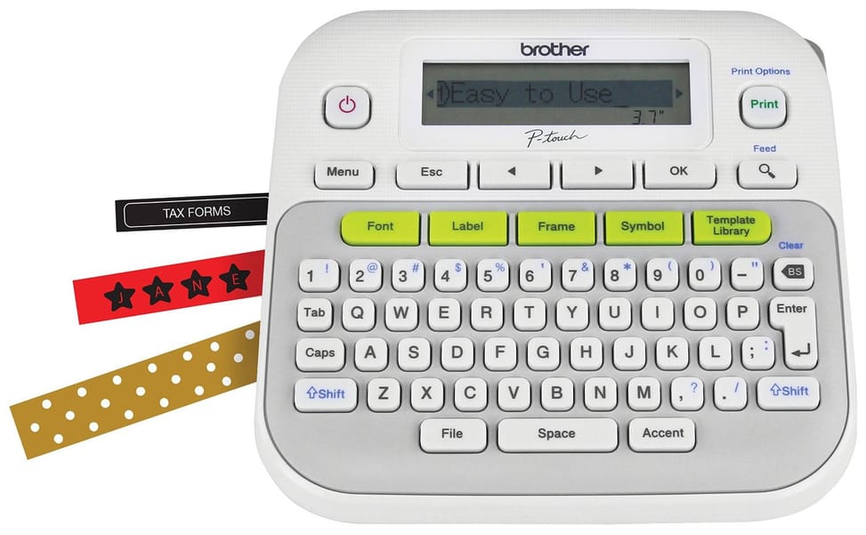 Brother PT-D210 imprimante pour étiquettes Transfert thermique 180 x 180 DPI 20 mm/sec QWERTY (PT-D210) — image 2