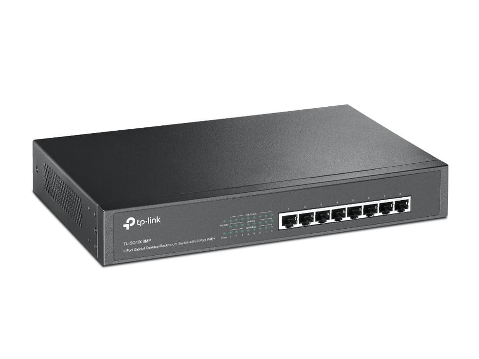 TP-Link TL-SG1008MP Unmanaged Gigabit Ethernet Switch (10/100/1000) with Power over Ethernet (PoE) 1U — image 2