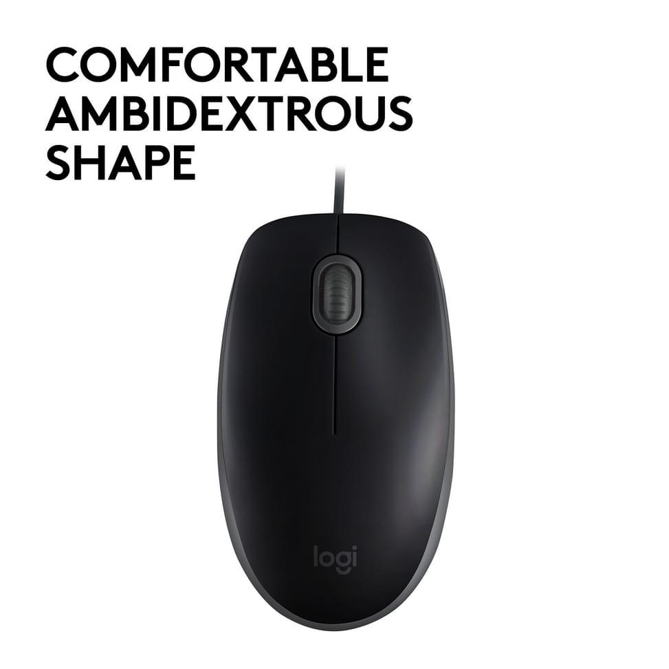 Logitech B110 Silent souris Ambidextre USB Type-A Optique 1000 DPI (910-005508) — image 4