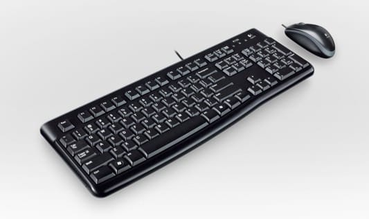 Logitech Desktop MK120 clavier Souris incluse USB QWERTZ Allemand Noir (920-002540) — image 3