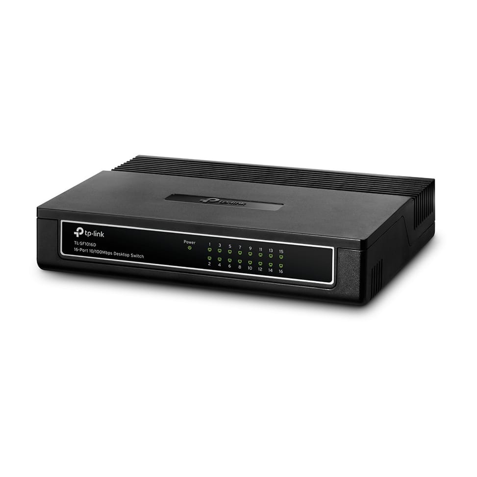 جهاز Switch غير مُدار TP-Link TL-SF1016D Fast Ethernet (10/100) أبيض (TL-SF1016D V7) — صورة 2