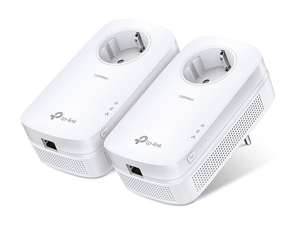TP-Link TL-PA8010P KIT Adaptateur réseau CPL 1300 Mbit/s Ethernet/LAN Blanc 2 pièce(s) (TL-PA8010P KIT) — image 1