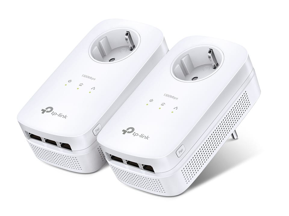 TP-Link TL-PA8030P KIT Adaptateur réseau CPL 1200 Mbit/s Ethernet/LAN Blanc 2 pièce(s) (TL-PA8030P KIT) — image 1