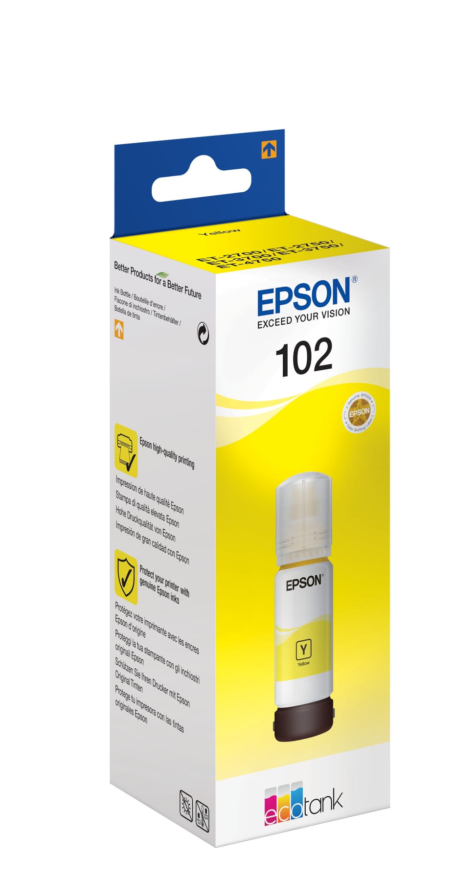 Epson 102 EcoTank Yellow ink bottle 102 EcoTank Yellow ink bottle (C13T03R440) — image 2