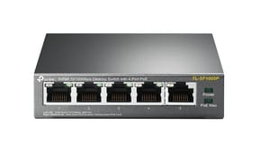 TP-Link TL-SF1005P Non-géré Fast Ethernet (10/100) Connexion Ethernet, supportant l'alimentation via ce port (PoE) Noir