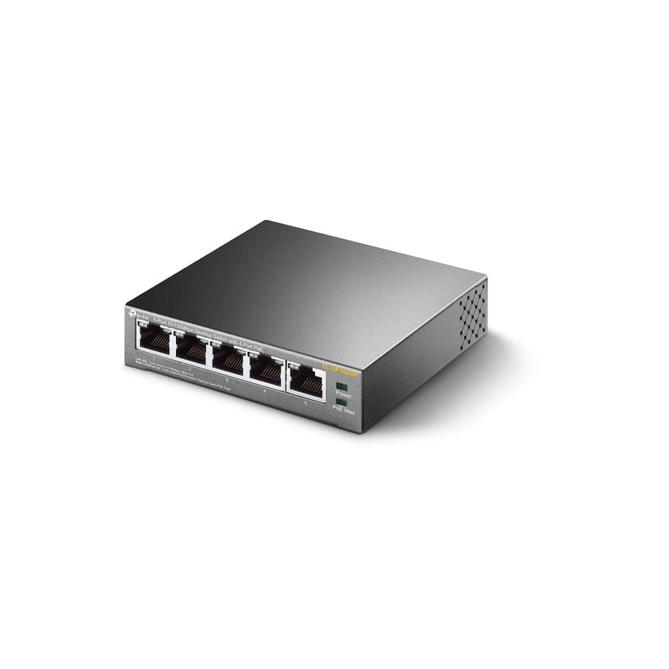 TP-Link TL-SF1005P Non-géré Fast Ethernet (10/100) Connexion Ethernet, supportant l'alimentation via ce port (PoE) Noir — image 4