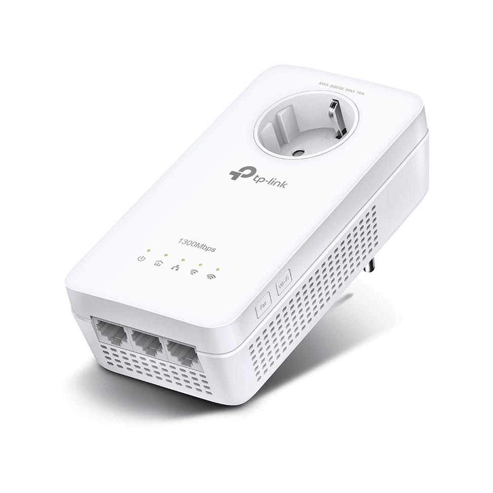 TP-Link TL-WPA8631P Adaptateur réseau CPL 300 Mbit/s Ethernet/LAN Wifi Blanc 1 pièce(s) (TL-WPA8631P) — image 1