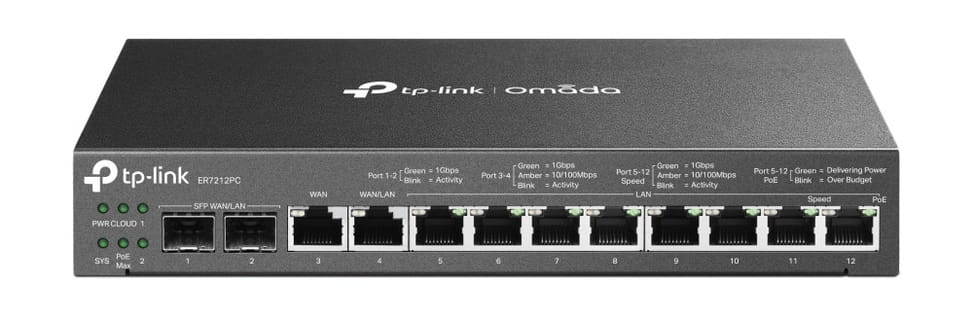 راوتر VPN ووحدة تحكم TP-Link ER7212PC Omada Gigabit 3 في 1 (ER7212PC) — صورة 1