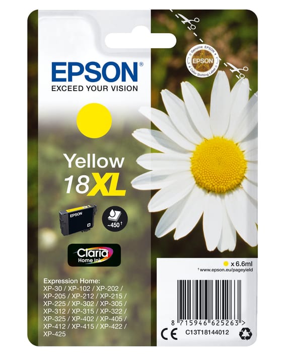 Epson Daisy Cartouche "Pâquerette" 18XL - Encre Claria Home J (C13T18144012)