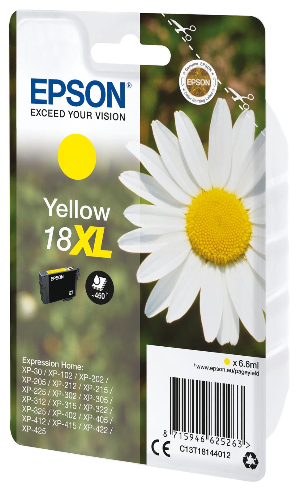 Epson Daisy Cartouche "Pâquerette" 18XL - Encre Claria Home J (C13T18144012) — image 2