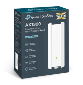 TP-Link EAP610-OUTDOOR point d'accès réseaux locaux sans fil 1201 Mbit/s Blanc Connexion Ethernet, supportant l'alimentation