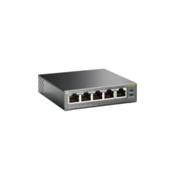 TP-Link TL-SG1005P Non-géré Gigabit Ethernet (10/100/1000) Connexion Ethernet, supportant l'alimentation via ce port (PoE) Noir