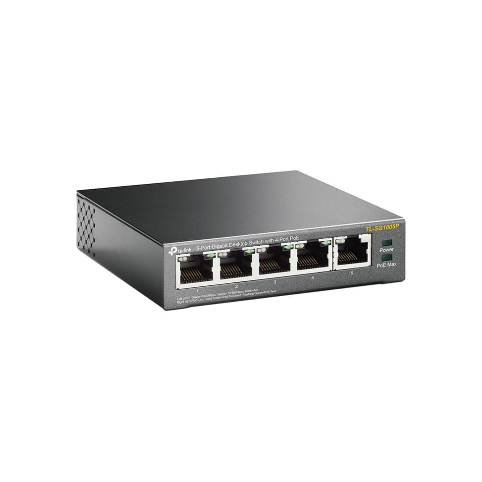 TP-Link TL-SG1005P Unmanaged Gigabit Ethernet Switch (10/100/1000) Power over Ethernet (PoE) Black — image 2