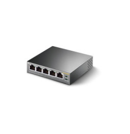 TP-Link TL-SG1005P Non-géré Gigabit Ethernet (10/100/1000) Connexion Ethernet, supportant l'alimentation via ce port (PoE) Noir