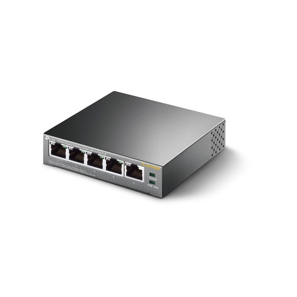 TP-Link TL-SG1005P Unmanaged Gigabit Ethernet Switch (10/100/1000) Power over Ethernet (PoE) Black — image 4
