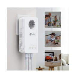 TP-Link TL-WPA8631P KIT Adaptateur réseau CPL 300 Mbit/s Ethernet/LAN Wifi Blanc 2 pièce(s) (TL-WPA8631P KIT)