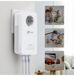 TP-Link TL-WPA8631P KIT Adaptateur réseau CPL 300 Mbit/s Ethernet/LAN Wifi Blanc 2 pièce(s) (TL-WPA8631P KIT)