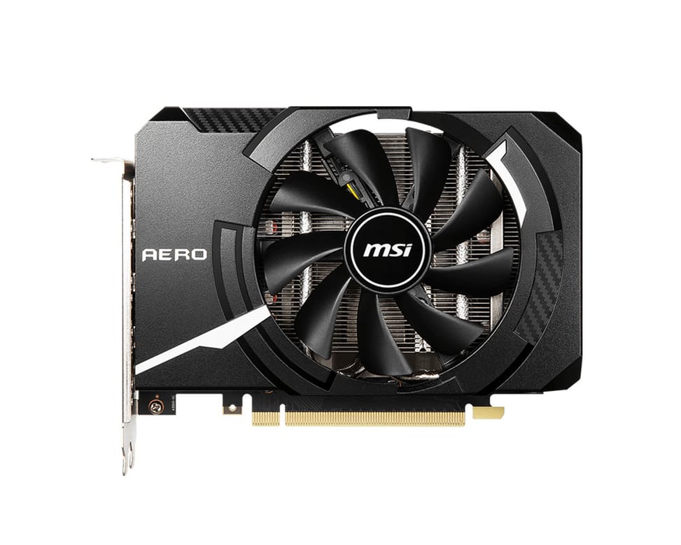 MSI GEFORCE RTX 3050 AERO ITX 8G carte graphique NVIDIA 8 Go GDDR6 (GEFORCE RTX 3050 AERO ITX 8G) — image 2