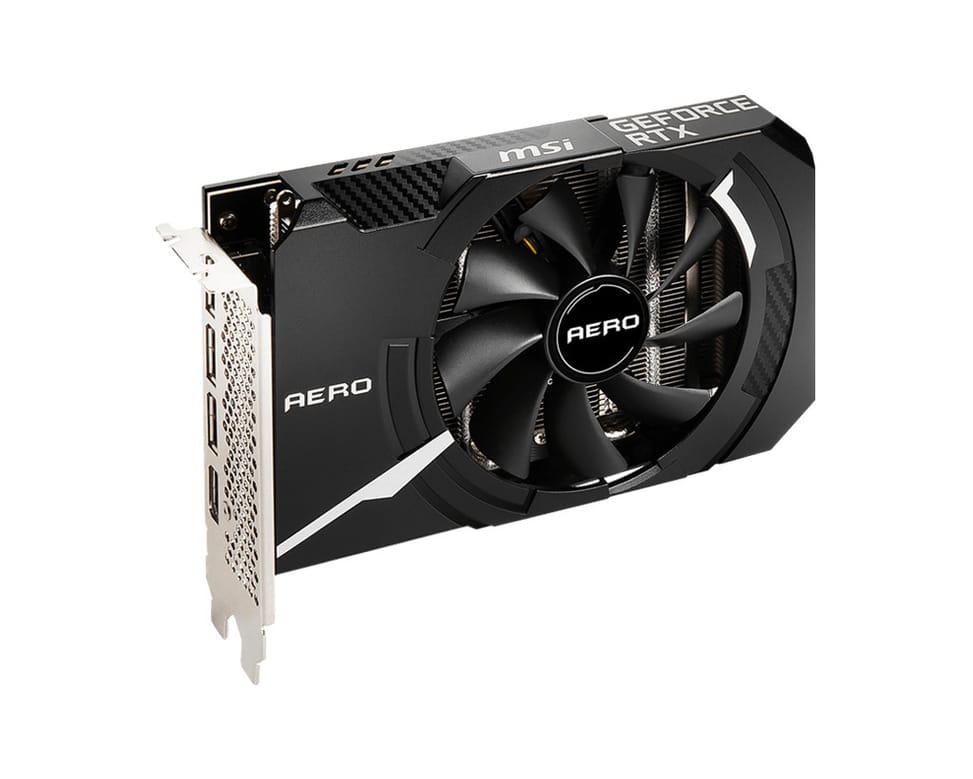 MSI GEFORCE RTX 3050 AERO ITX 8G carte graphique NVIDIA 8 Go GDDR6 (GEFORCE RTX 3050 AERO ITX 8G) — image 3