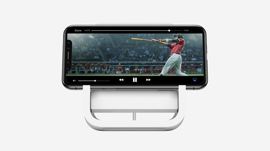 Logitech POWERED Wireless Charging Stand Smartphone Blanc Secteur Recharge sans fil Intérieure (939-001630) — image 6