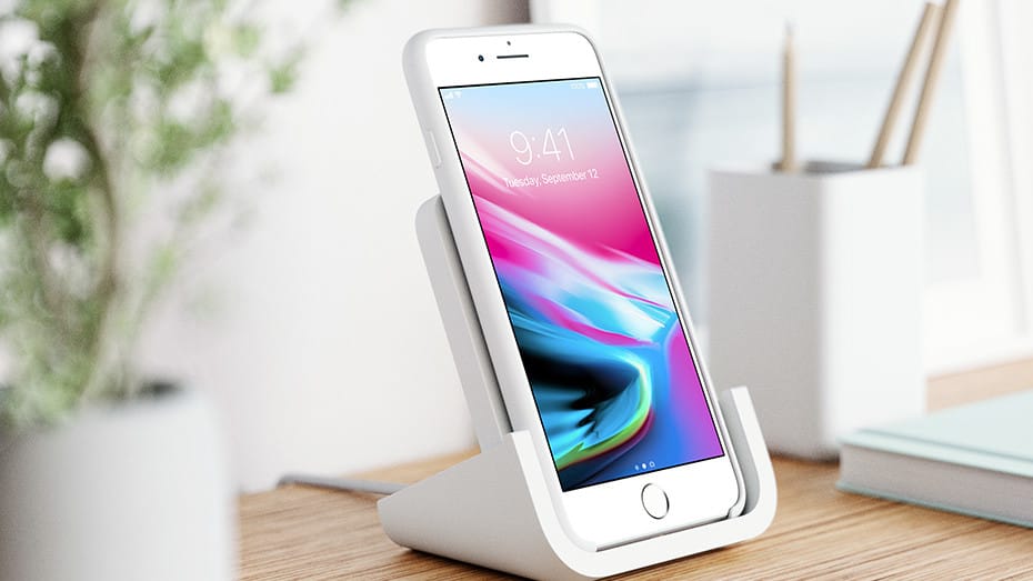 Logitech POWERED Wireless Charging Stand Smartphone Blanc Secteur Recharge sans fil Intérieure (939-001630) — image 9