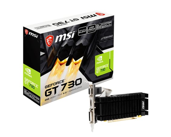 MSI N730K-2GD3H/LPV1 NVIDIA GeForce GT 730 2 Go GDDR3 (912-V809-3861)