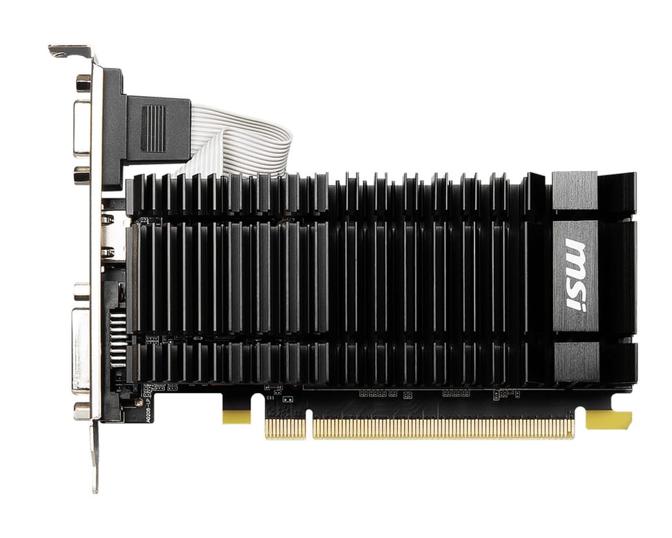 MSI N730K-2GD3H/LPV1 NVIDIA GeForce GT 730 2 Go GDDR3 (912-V809-3861) — image 2