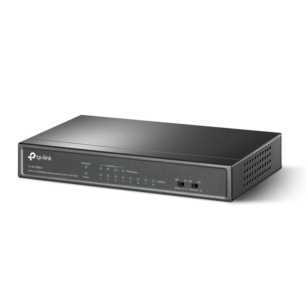 TP-Link TL-SF1008LP commutateur réseau Non-géré Fast Ethernet (10/100) Connexion Ethernet, supportant l'alimentation via ce — image 2