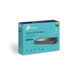 TP-Link TL-SF1008LP commutateur réseau Non-géré Fast Ethernet (10/100) Connexion Ethernet, supportant l'alimentation via ce