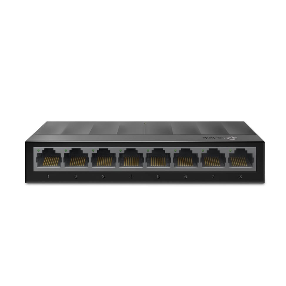 جهاز Switch غير مُدار TP-Link LS1008G Gigabit Ethernet (10/100/1000) أسود (LS1008G V1) — صورة 1