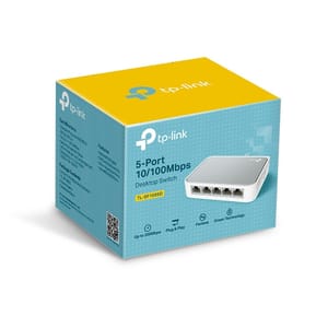 TP-Link TL-SF1005D V15 commutateur réseau Géré Fast Ethernet (10/100) Blanc (TL-SF1005D V15) — image 3
