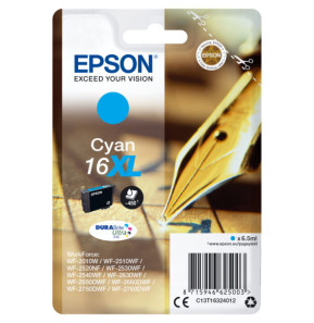 Epson Pen and crossword Cartouche "Stylo à plume" 16XL - Encre DURABrite Ultra C (C13T16324012)