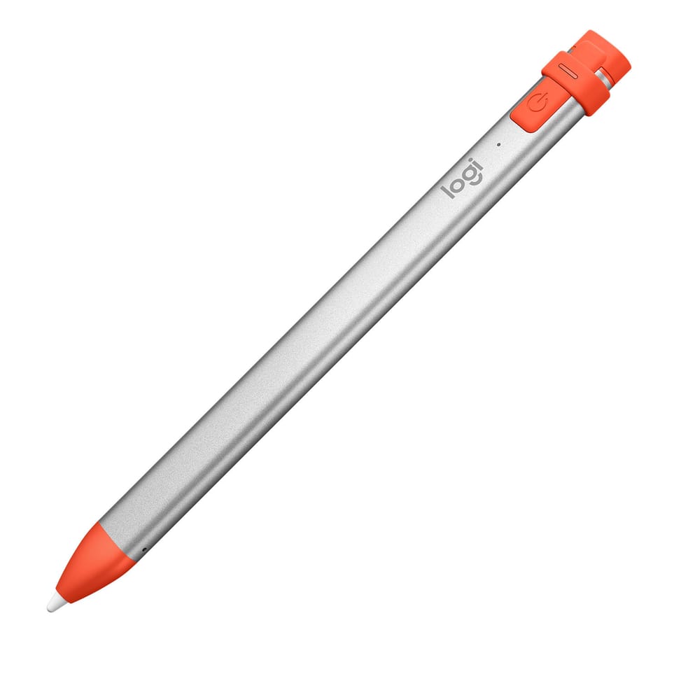 Logitech Crayon stylet 20 g Orange, Argent for iPad (6th generation), 20 g  (914-000046) — image 1