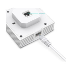 TP-Link EAP650-Wall WiFi 6 3000 Mbit/s Blanc Connexion Ethernet, supportant l'alimentation via ce port (PoE) (EAP650-WALL)