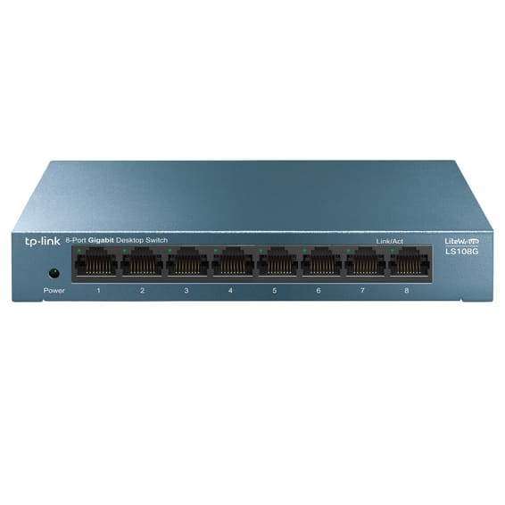 TP-Link LS108G Non-géré Gigabit Ethernet (10/100/1000) Bleu (LS108G V1)