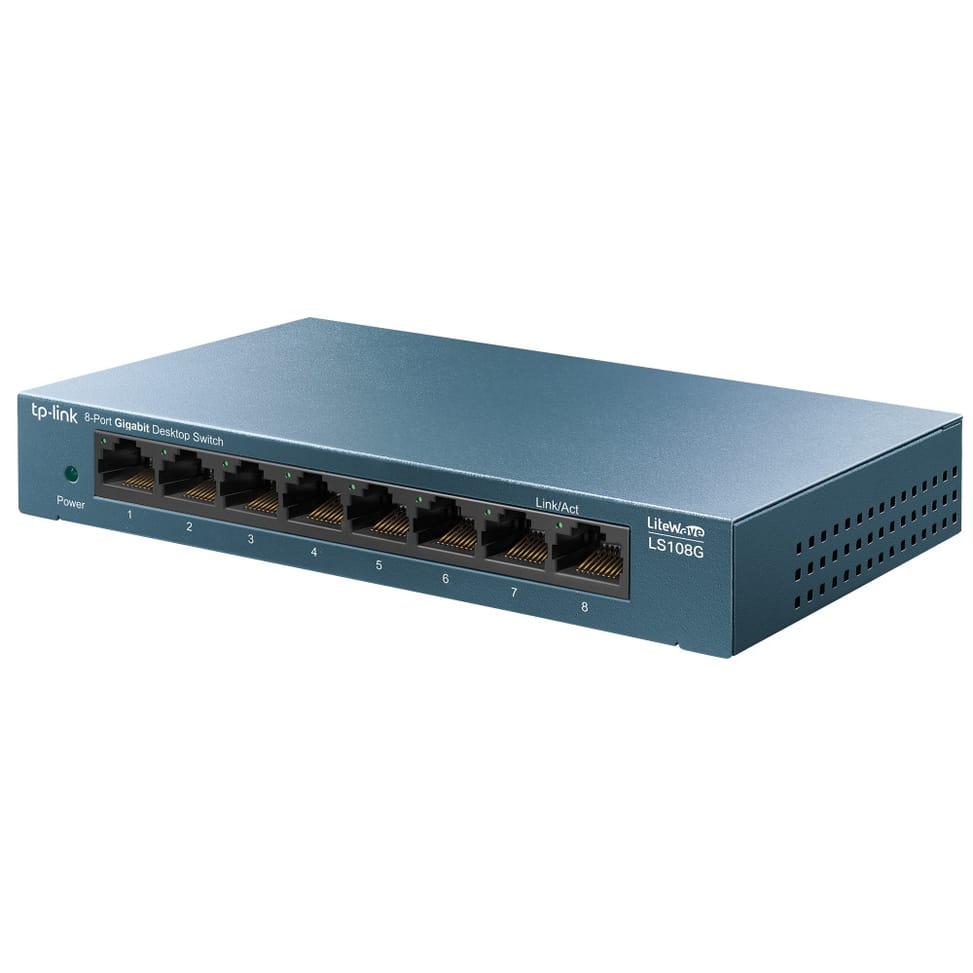 TP-Link LS108G Non-géré Gigabit Ethernet (10/100/1000) Bleu (LS108G V1) — image 2