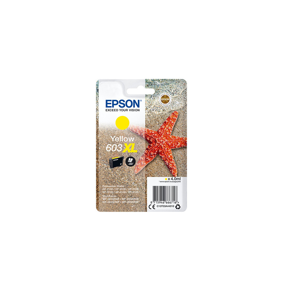 Singlepack Yellow 603XL Ink | Tintas | Tinta Y Papel - Epson