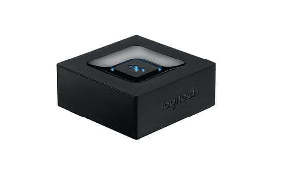 Logitech Récepteur audio Bluetooth Diffusion sans fil RCA, 3,5mm, Bluetooth 3.0, A2DP, 15m (980-000912)