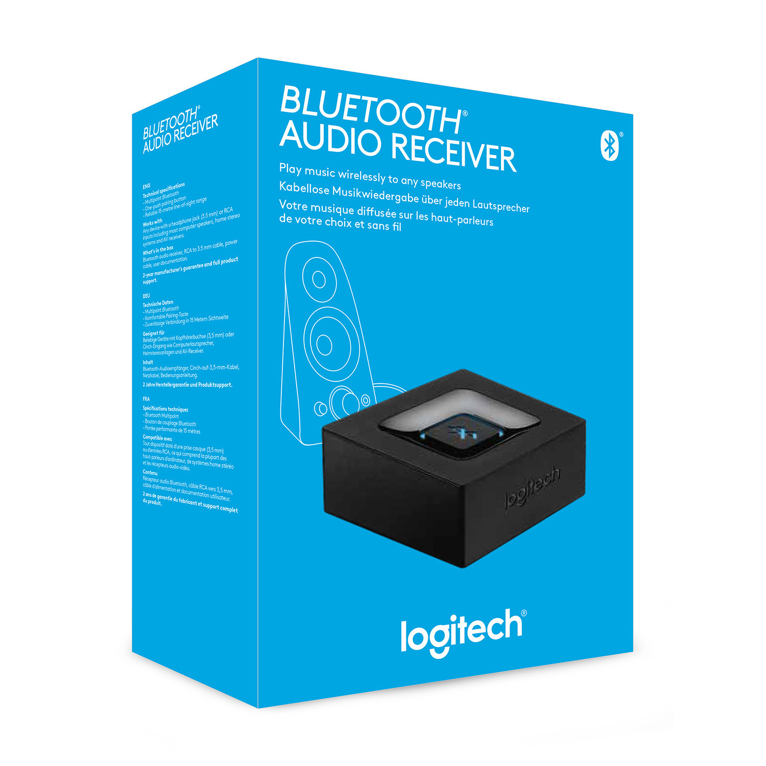 RGBS Récepteur Audio Bluetooth 5.0 A2DP - Adaptateur Bluetooth pour Station d'accueil Bose Sounddock et Haut-Parleur 30 Broches pour iPhone et iPod - Ne Convient Pas pour Les Anciens Sounddock1