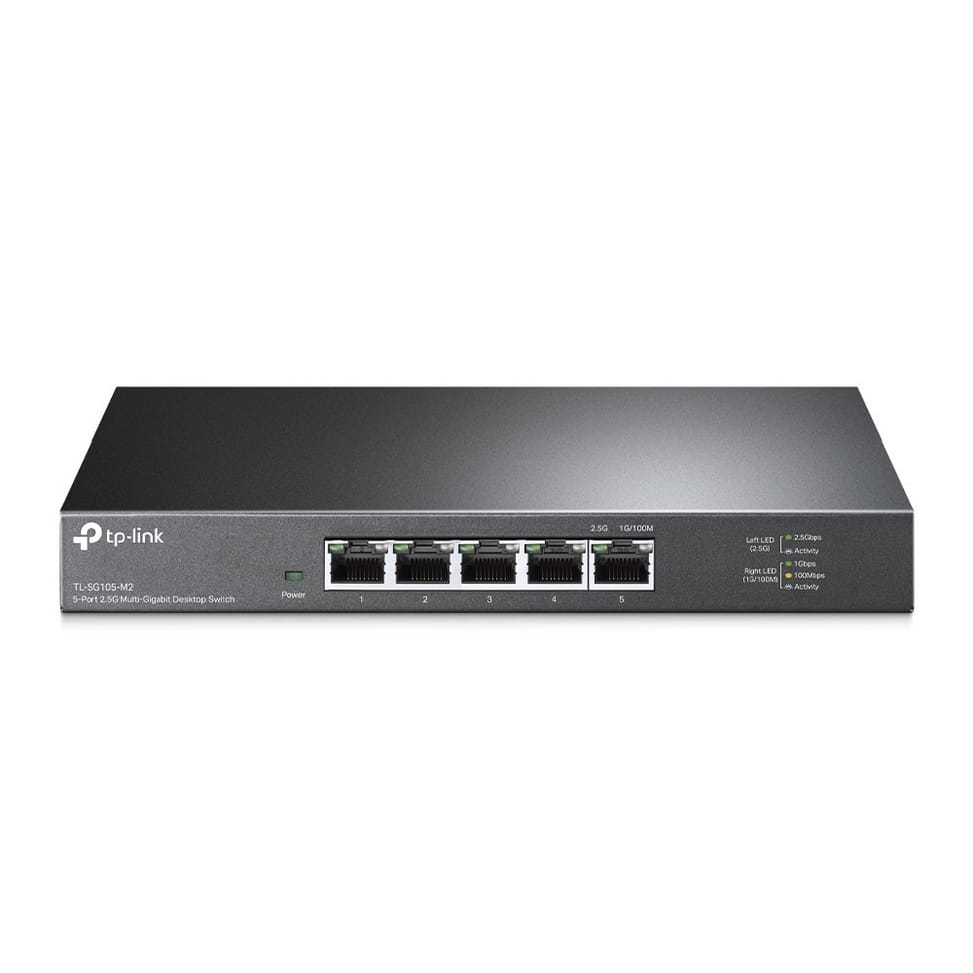 TP-Link TL-SG105-M2 Unmanaged Network Switch 2.5G Ethernet (100/1000/2500) Black (TL-SG105-M2) — image 1