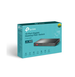 TP-Link TL-SG1210MP commutateur réseau Non-géré Gigabit Ethernet (10/100/1000) Connexion Ethernet, supportant l'alimentation