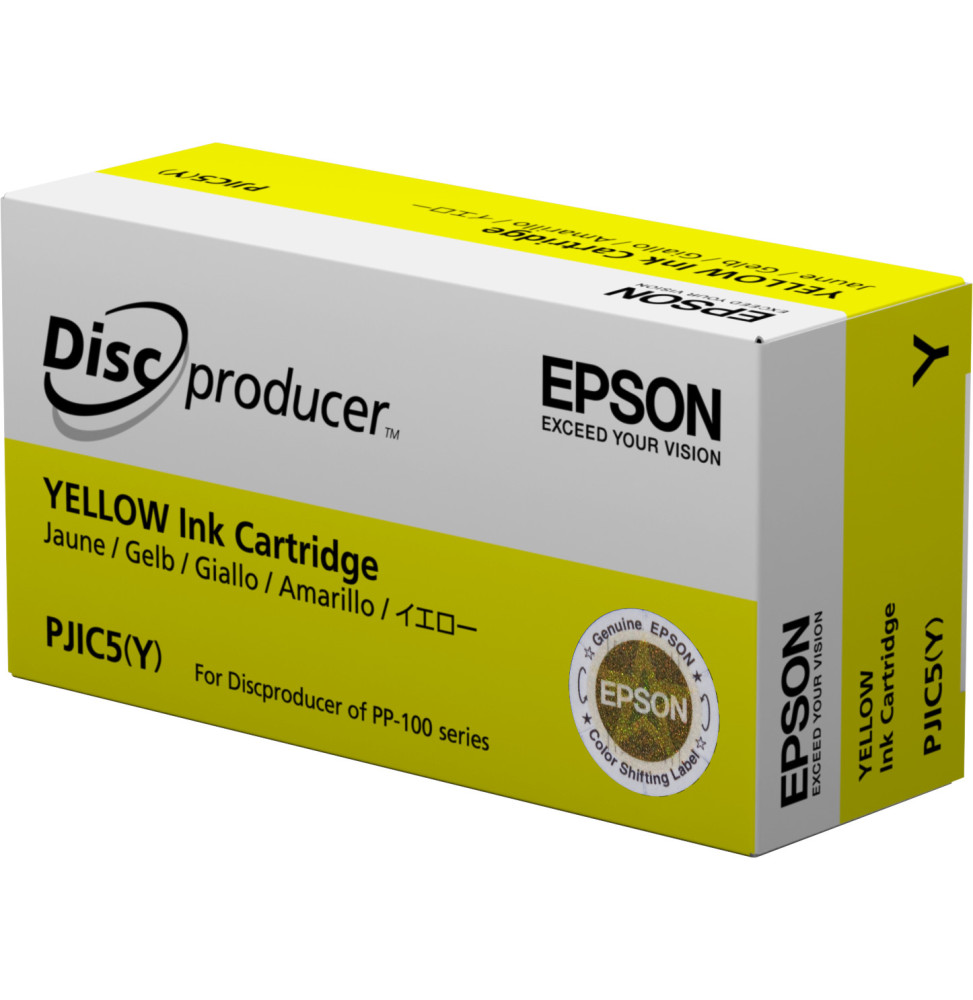 Epson Cartouche d'encre jaune PP-100 (PJIC5) Cartouche d'encre jaune PP-100 (PJIC5)  (C13S020451)