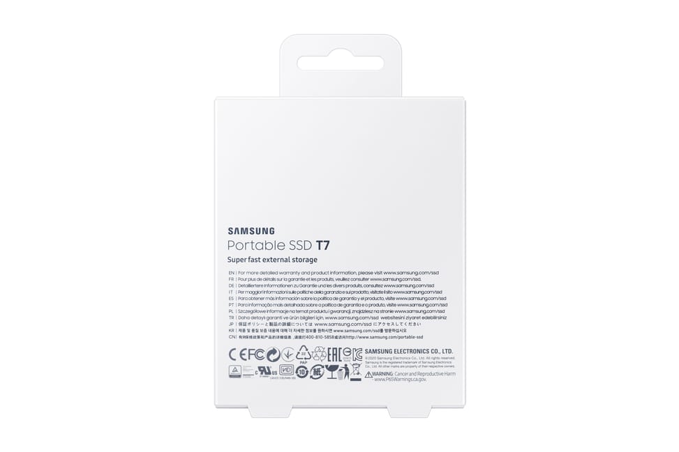 Samsung Portable SSD T7 2 To Gris (MU-PC2T0T/WW) — image 9