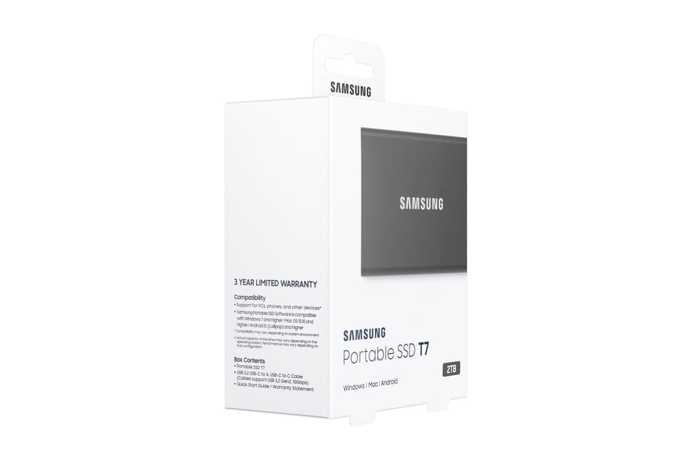 Samsung Portable SSD T7 2 To Gris (MU-PC2T0T/WW) — image 10