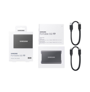 Samsung Portable SSD T7 2 To Gris (MU-PC2T0T/WW)