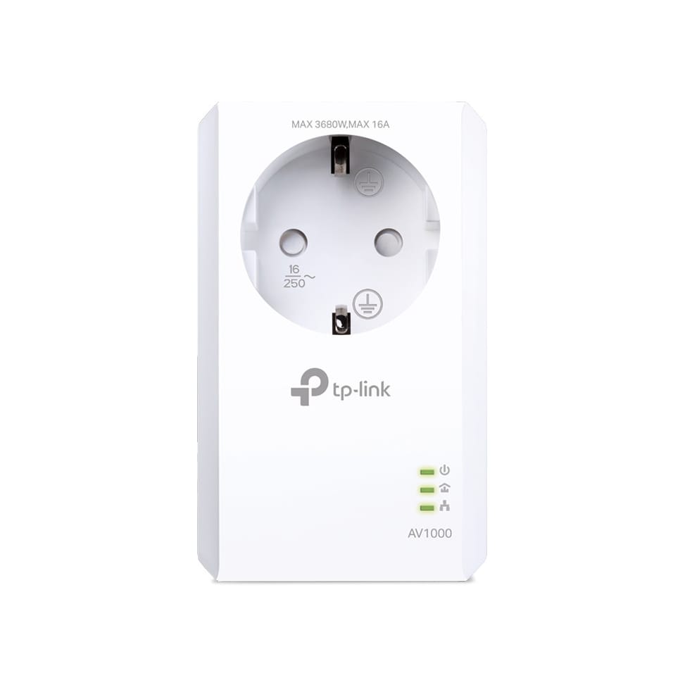 محول شبكة Powerline TP-Link TL-PA7017P 1000 Mbit/s Ethernet/LAN أبيض قطعة 1 (TL-PA7017P) — صورة 2