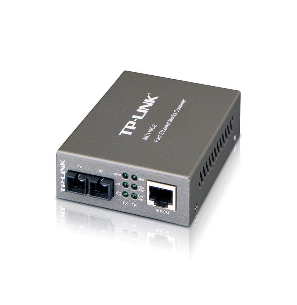 TP-Link MC110CS convertisseur de support réseau 1000 Mbit/s 1310 nm Noir (MC110CS V1)
