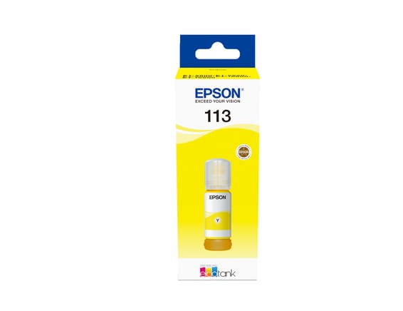 Epson 113 EcoTank Pigment Yellow ink bottle 113 EcoTank Pigment Yellow ink bottle (C13T06B440)