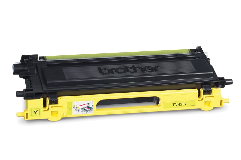 Brother TN135Y Cartouche de toner 1 pièce(s) Original Jaune Toner jaune (TN-135Y) — image 1