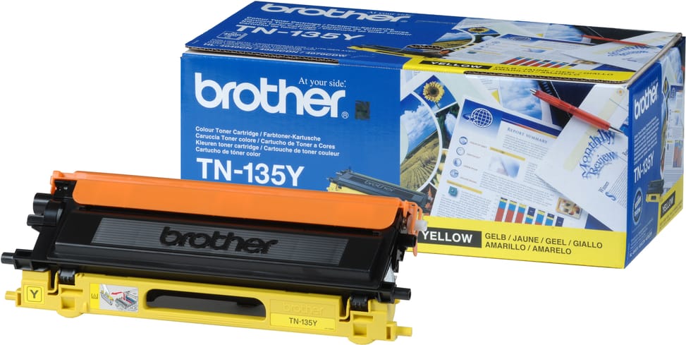 Brother TN135Y Cartouche de toner 1 pièce(s) Original Jaune Toner jaune (TN-135Y) — image 2